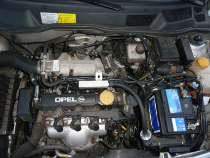 Opel Astra G 1,6 LPG  GFI Motor