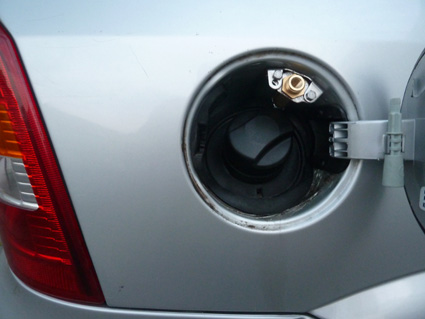 Opel Astra LPG Füllstutzen