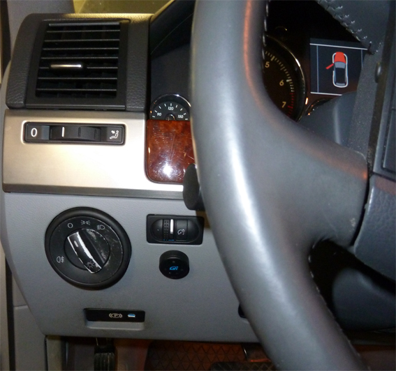 VW Touareg 3,2 LPG GFI Schalter